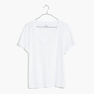 Madewell Plus Whisper Cotton V-Neck Tee MD259